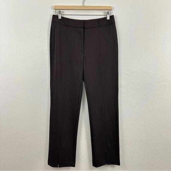 J. McLaughlin Women’s Brown Career Straight Leg Pants Size 6 - Picture 1 of 5